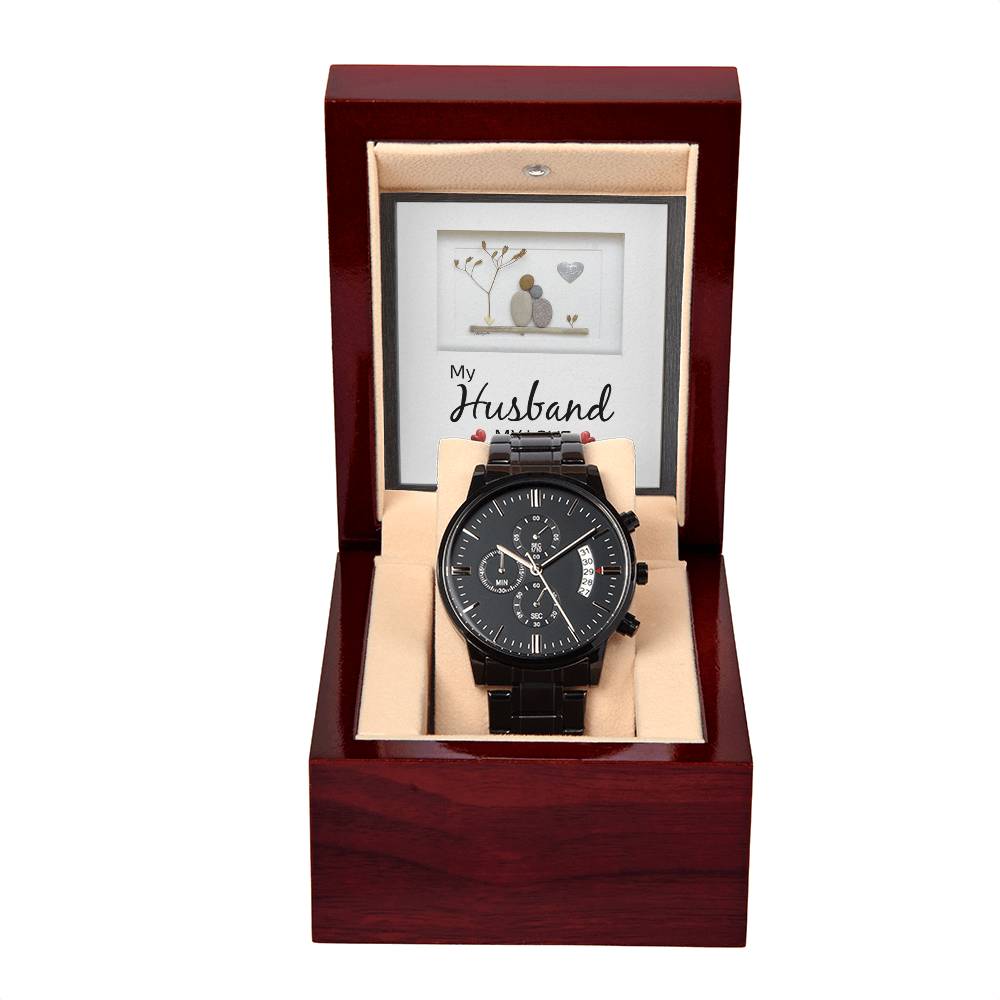 Personalised Watch for Husband – "My Husband My Love" | Romantic Gift for Him
