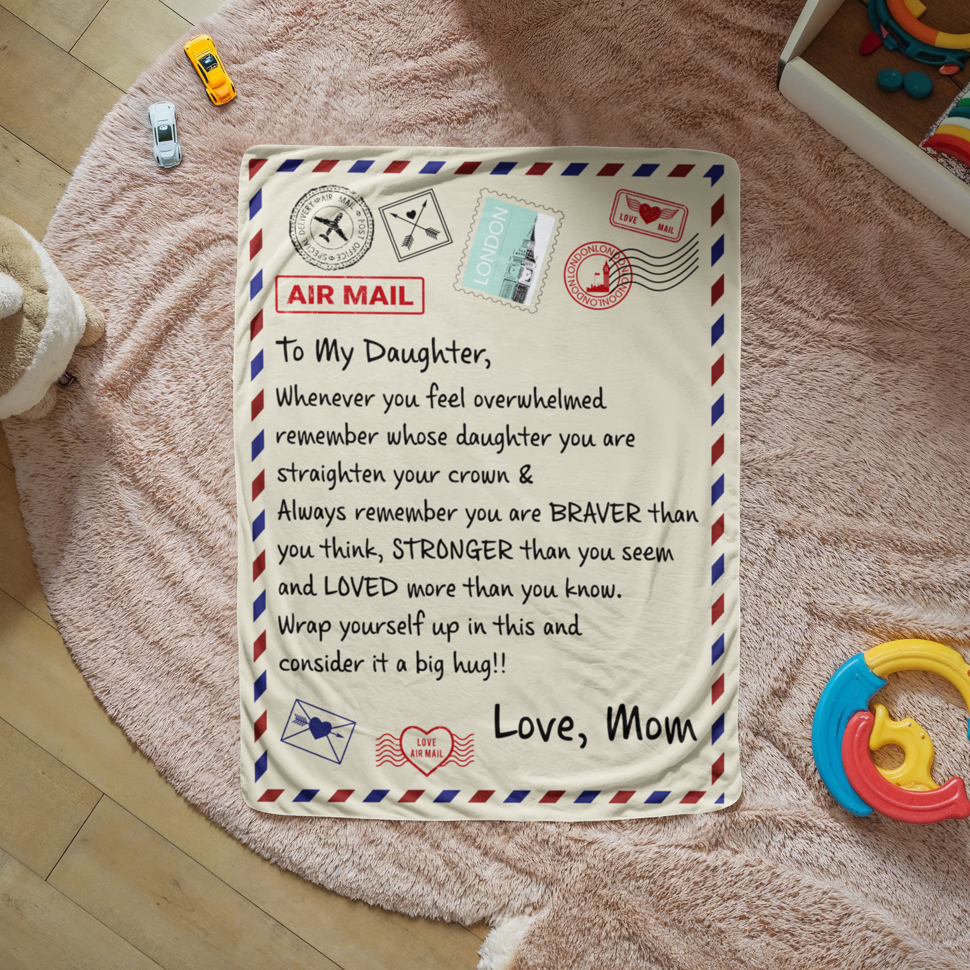 Sherpa Fleece Blanket for Daughter – A Warm Hug She'll Treasure Forever