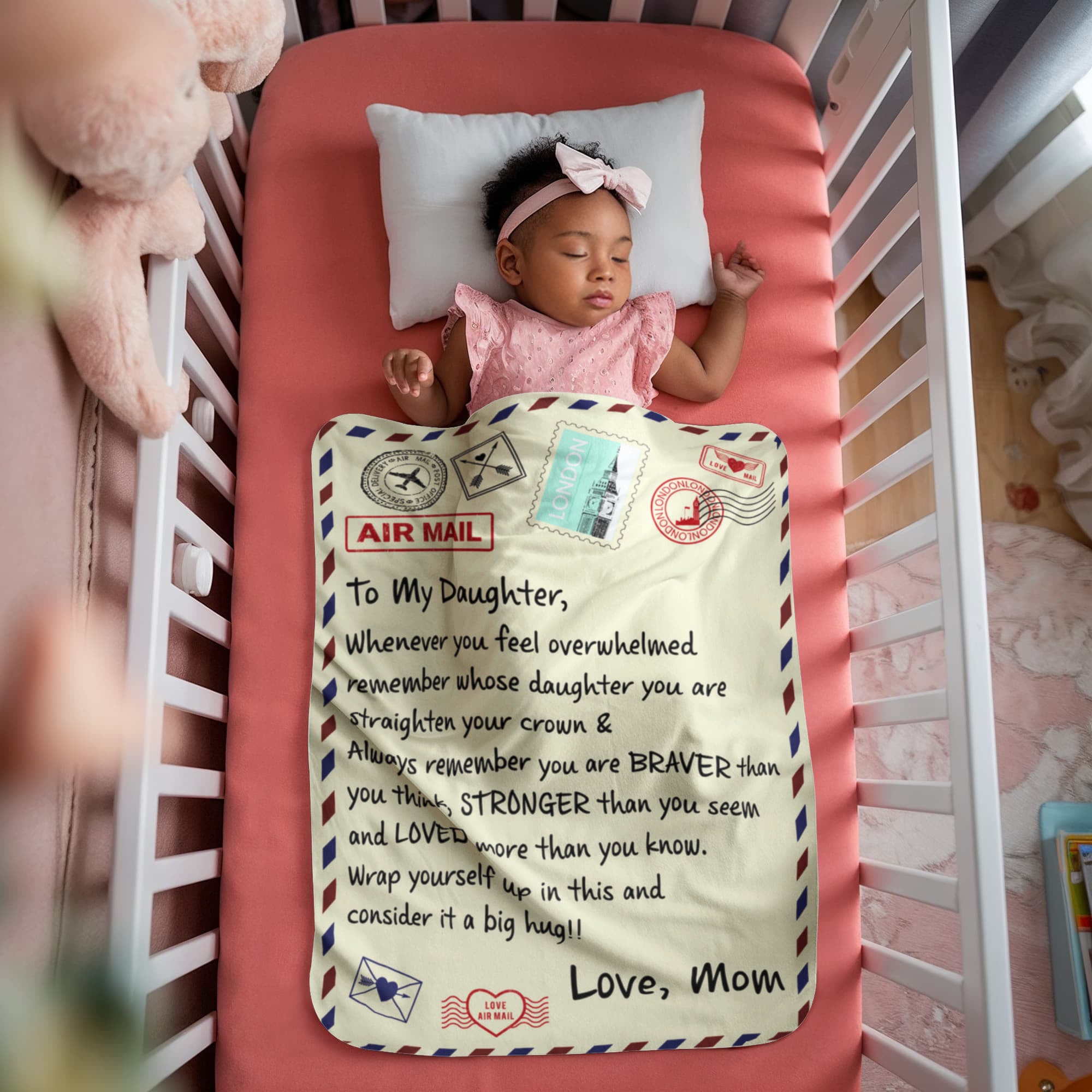 Sherpa Fleece Blanket for Daughter – A Warm Hug She'll Treasure Forever